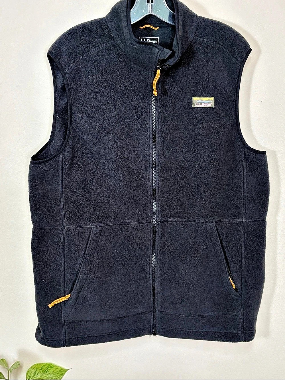 L.L.Bean Mountain Classic Fleece Vest Black